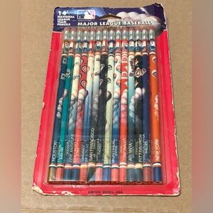 NEW Vintage 1993 MLB Baseball Collectors Set 14 National League Team Pencils NIP